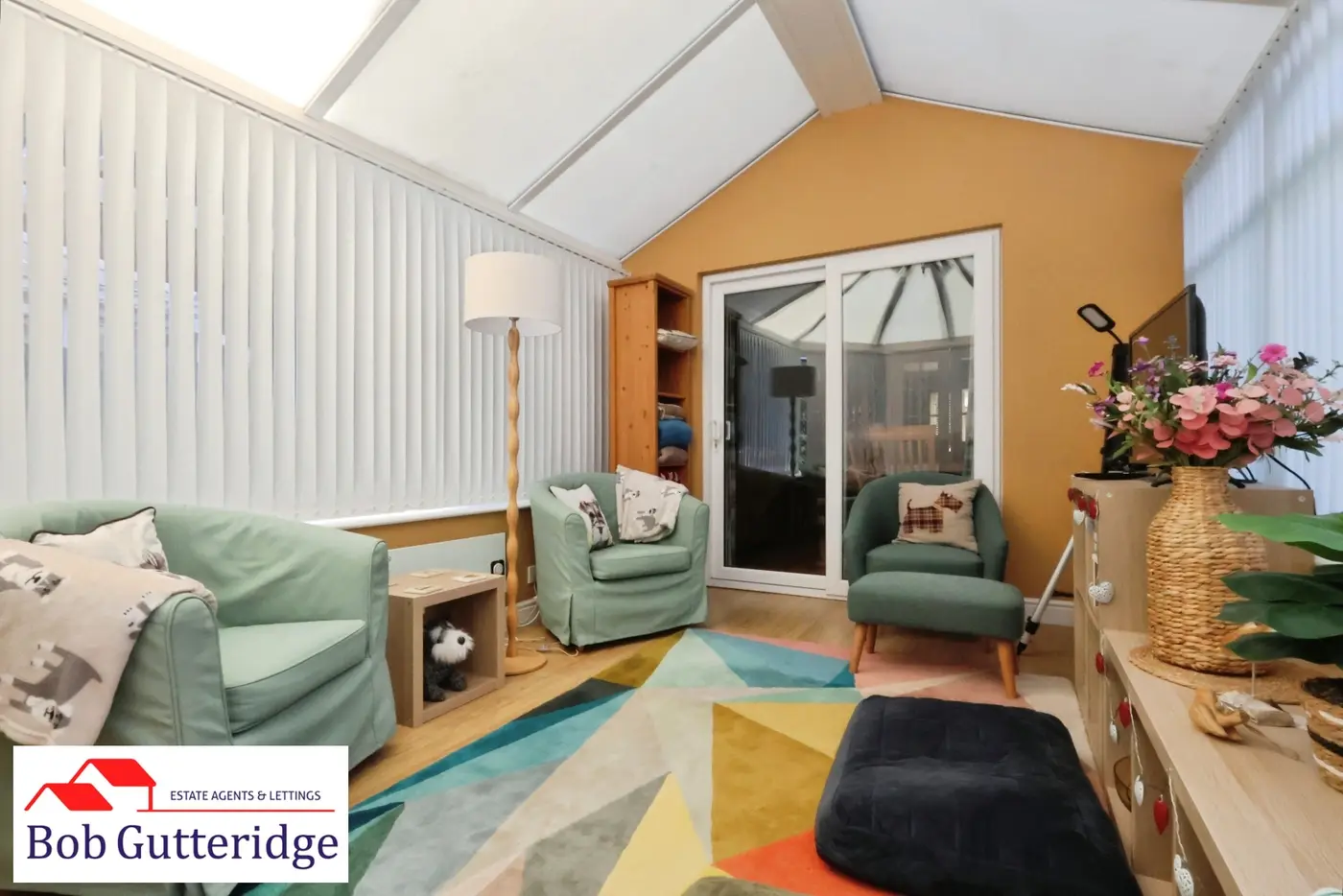 HALF BRICK & UPVC DOUBLE GLAZED CONSERVATORY