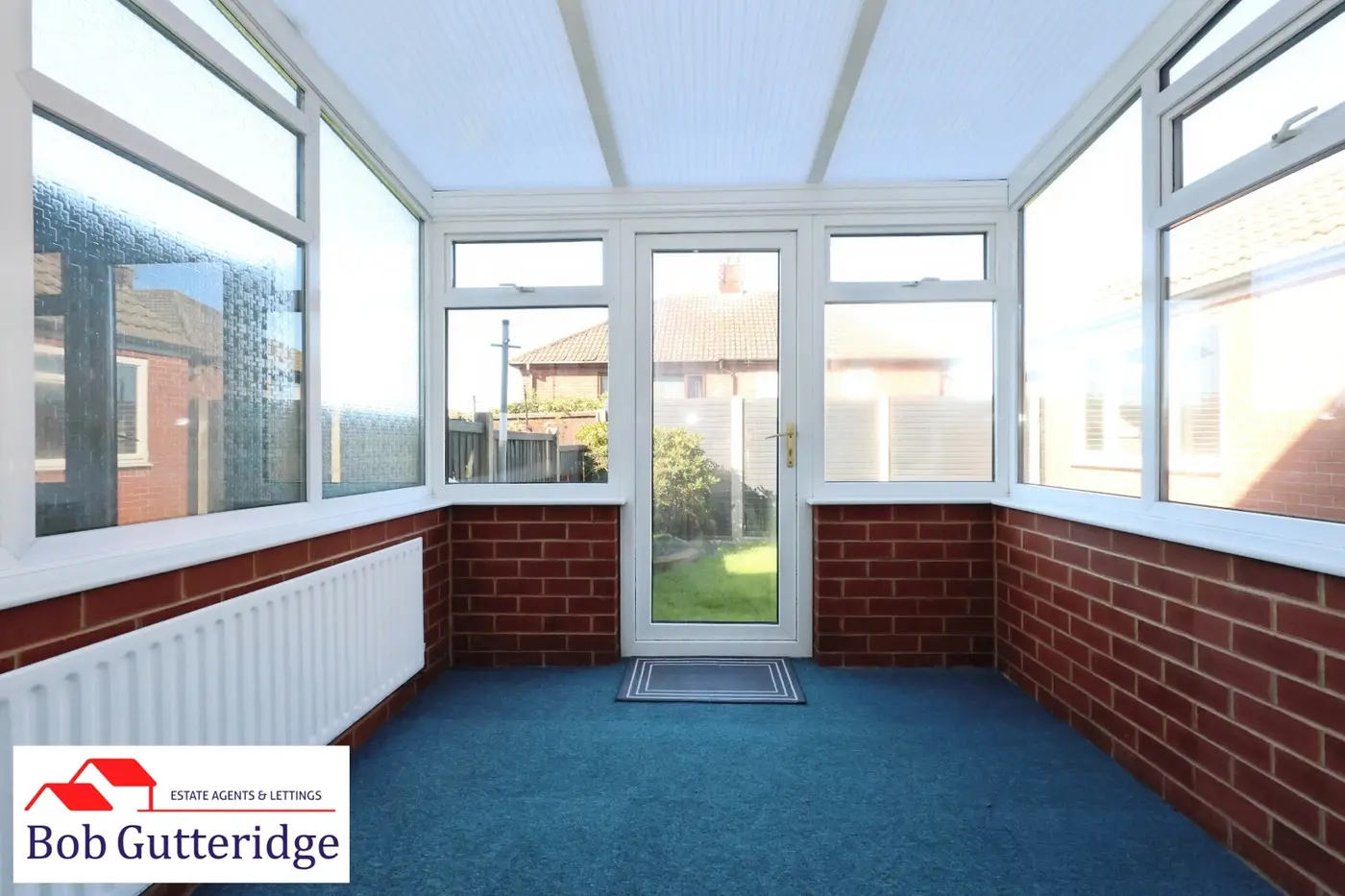 HALF BRICK & UPVC DOUBLE GLAZED CONSERVATORY